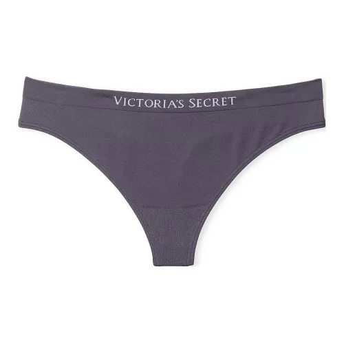 Victoria's Secret Бесшовный Стринг Panty Tornado GREY Нижнее белье Женские 1 шт Фиолетовый
