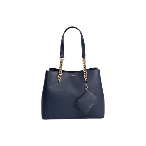 Kurt Geiger London Кожа Ведрообразная Сумка Сумка через плечо Женская Морской Синий