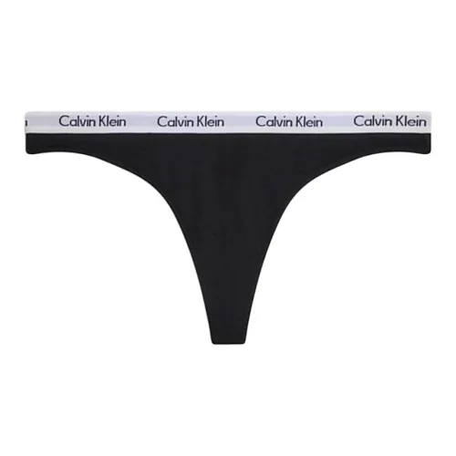 CK Calvin Klein Стринг Карусель Трусы Женские 1 Пачка Черный