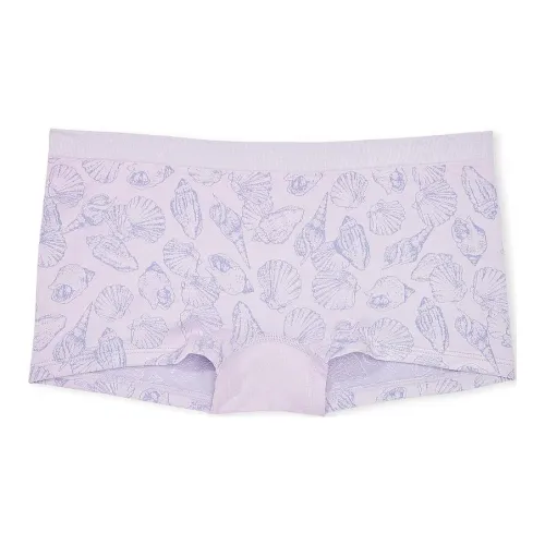Victoria's Secret Бесшовные Boyshort Panty PPS Нижнее белье Женское 1 упаковка Фиолетовый Shells