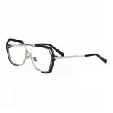 DY006 Яркий черный Серебряный