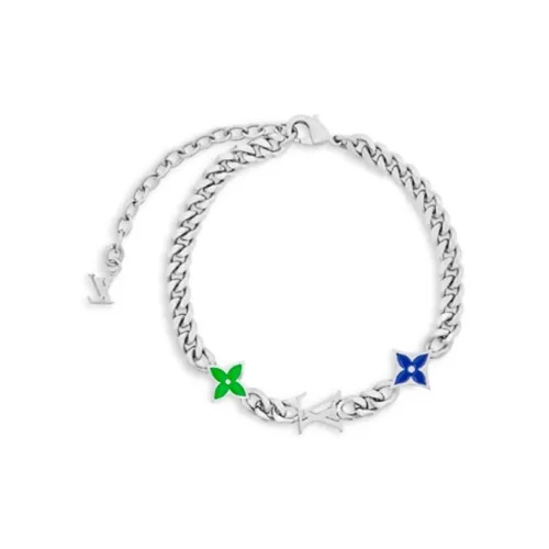 LOUIS VUITTON Латунь Металл Браслеты Унисекс Серебряный