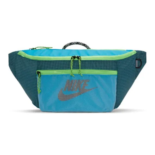 Nike Полиэстер Sling Сумка Сумка через плечо Бананка Обычный Унисекс Синий