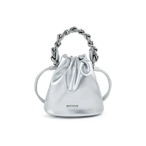 Simedin Коровья кожа Сумка Маленькая Женская Серый Глубокий Черный