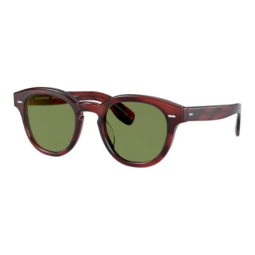 Oliver Peoples OVAL SUNGLASSES Унисекс Красный