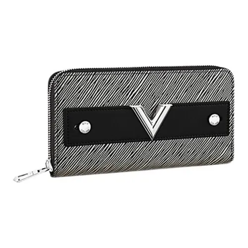 LOUIS VUITTON Zippy кошелек из кожи EPI унисекс черный