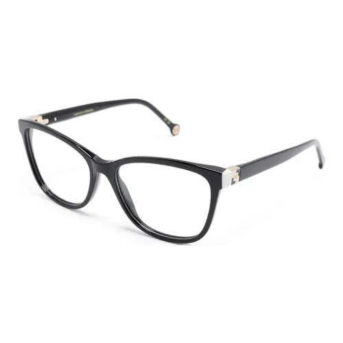 CarolinaHerrera Ацетатные Овалные Оправы для Очков Женские Черные