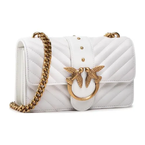 PINKO Овчина Swallow Сумка Сумка через плечо Мини Женская Белая