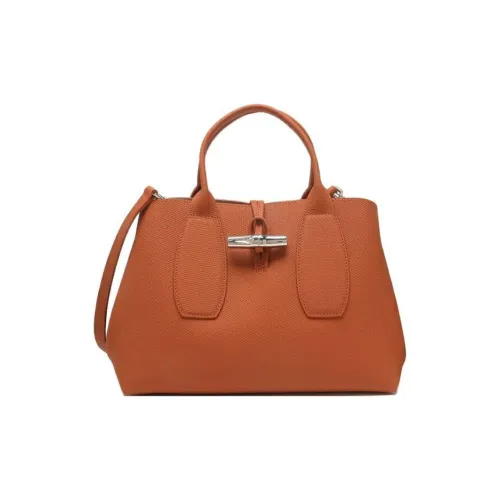 LONGCHAMP Roseau Коровья кожа Beagle Сумка Сумка Средний Женские Апельсин