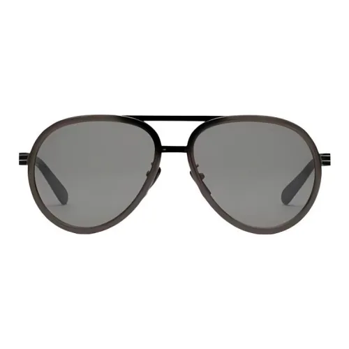 GUCCI Металл Aviator Солнцезащитные очки Мужские Черные