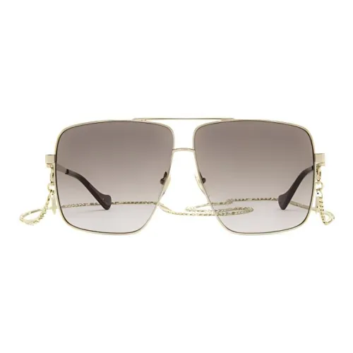 GUCCI Металл Aviator Солнцезащитные очки Женские Золото