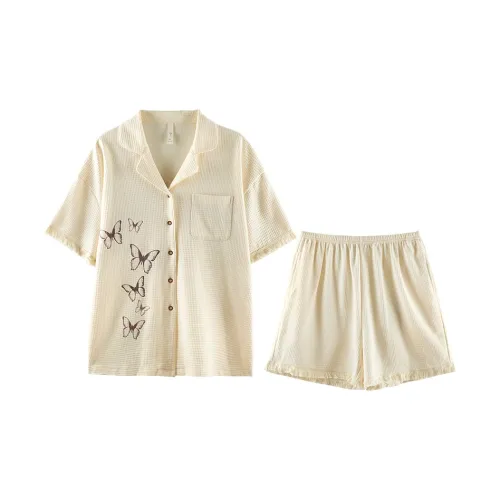 Empowering Words Пижамный комплект женский абрикосовый