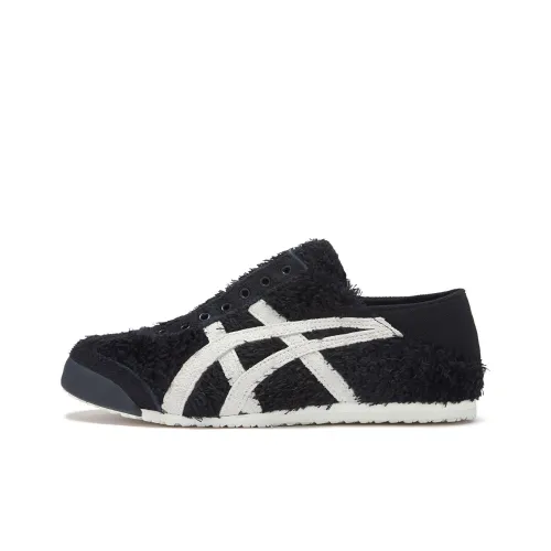 Onitsuka Tiger MEXICO 66 Амортизаторы Slip-resistant Abrasion-resistant Низкий топ Повседневная обувь Unisex Черный