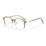 Градиентный чай (с плоской подошвой, светлый, с анти-синими линзами)