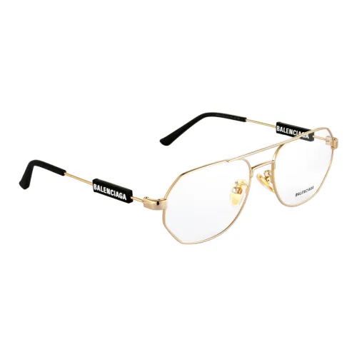 Balenciaga Металл Aviator Оправы для очков Унисекс Золото