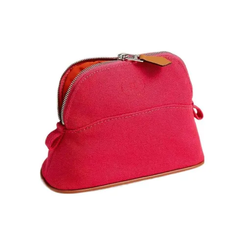 HERMES Bolide Cotton Canvas Red