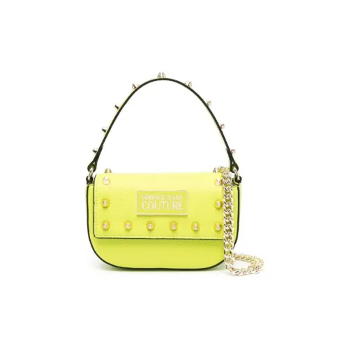VERSACE JEANS COUTURE Полиуретан Сумка через плечо Сумка Женская Зеленая
