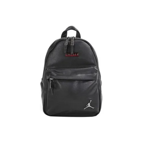Jordan Leather Backpack Unisex Black Джордан Кожа Рюкзак Унисекс Черный