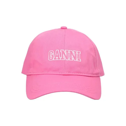GANNI Хлопок Бейсболка Фуксия Женская