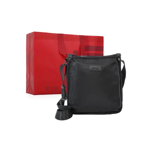 Dubaolu Ткань Сумка через плечо Стандартная Мужская Черная