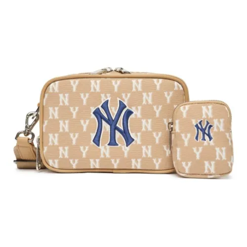 MLB MONOGRAM Коллекция Полиэстер Camera Сумка Комбинированная Сумка Сумка через плечо Сумка на плечо Унисекс Хаки