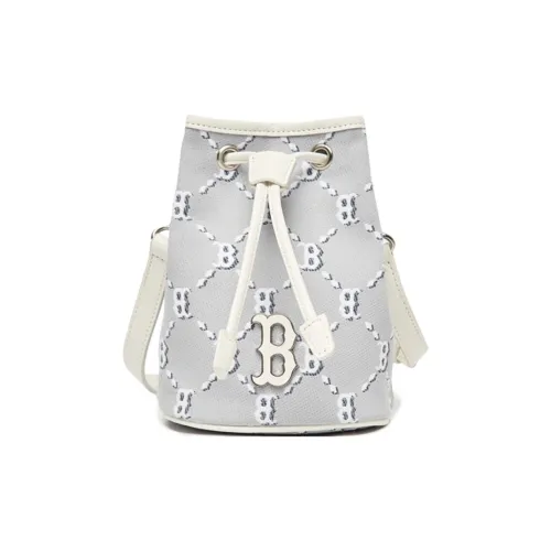 MLB MONOGRAM Коллекция Полиэстер Ведрообразная Сумка Сумка через плечо Мини Унисекс Light Серый