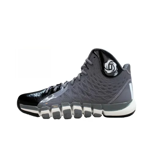 Adidas D Rose 773 2 Амортизация Износостойкий MID Топ Баскетбольные кроссовки Унисекс Серый