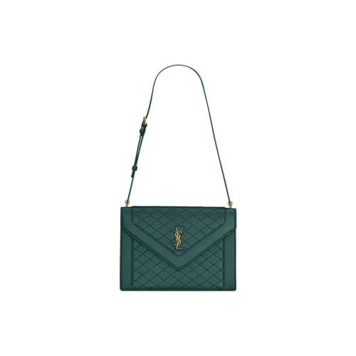 SAINT LAURENT Gaby Овчина Сумка через плечо Сумка на плечо Женская Темно-зеленая