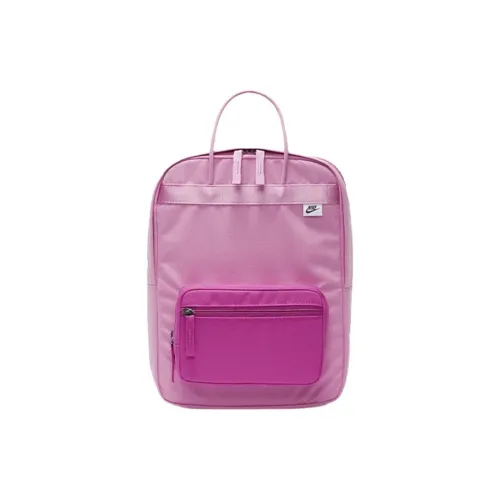 Nike Полиэстер Рюкзак Детский Рюкзак Средний Унисекс Пламя Розовый