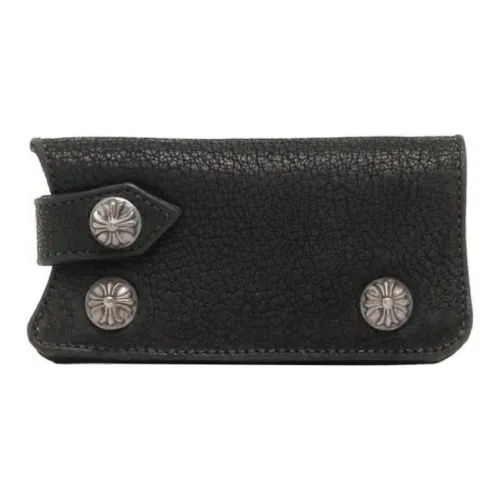 Chrome Hearts Кожа Key Pouch Мужской Черный