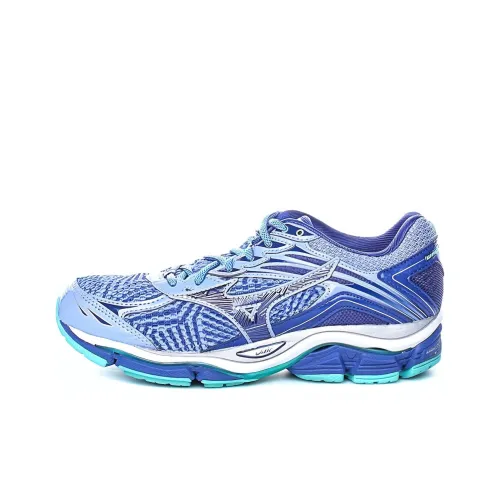 Mizuno Низкий Топ Беговые Кроссовки Женские Синий Фиолетовый Белый
