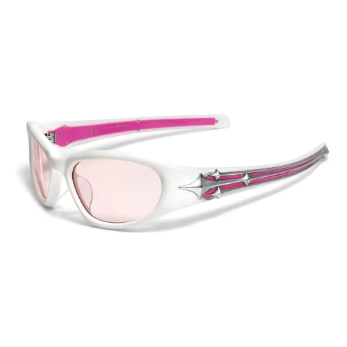 GENTLE MONSTER Пластиковая оправа нерегулярная форма солнцезащитные очки унисекс белый