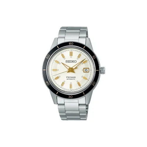 SEIKO Автоматический Механический Механизм Мужские Часы 12мм*40,8мм*47мм Белый