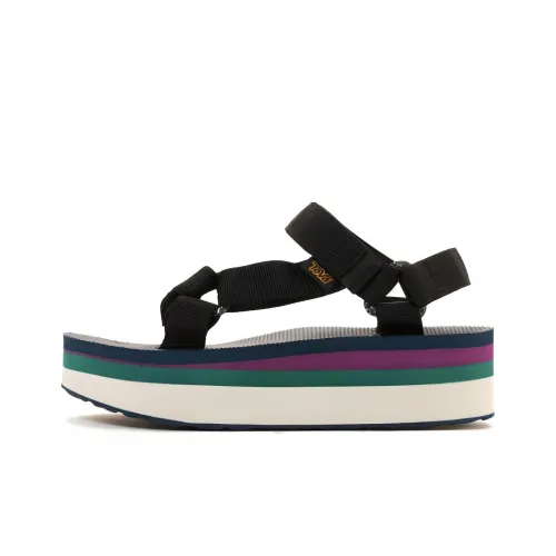 Teva W FLATFORM UNIVERSAL PETRO Пляжные сандалии Женские Черный