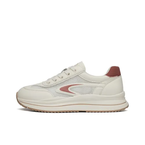 KAISER Износостойкий Дышащий Поддерживающий Легкий Увеличивающий Высоту Низкий Топ Кроссовки с Толстой Подошвой Женские