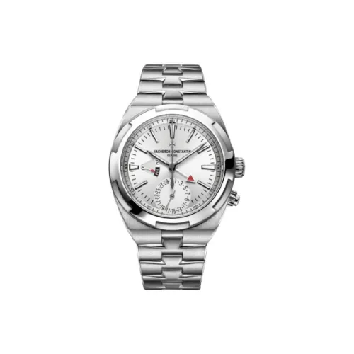 VACHERON CONSTANTIN Автоматический Механический Мужской Часы Longitudinal and Lateral Collection OVERSEAS 41 мм Серебряные