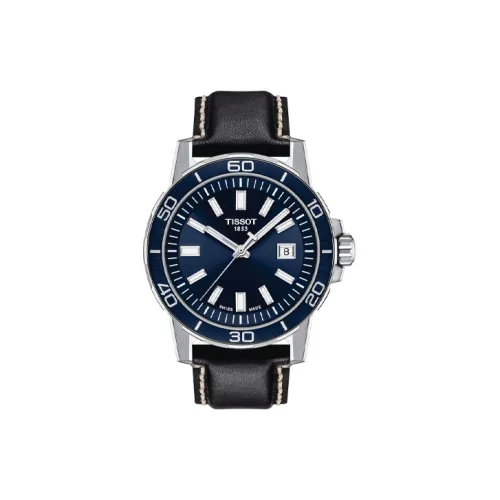 TISSOT Speed Dare Коллекция Кварцевый механизм Мужские часы Часы 44 мм Синий циферблат T125,610.16,041.00