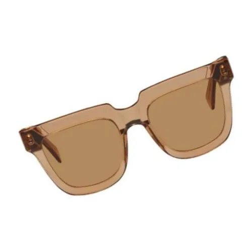 Retrosuperfuture Ацетатный Квадратные Солнцезащитные Очки Мужские Коричневые