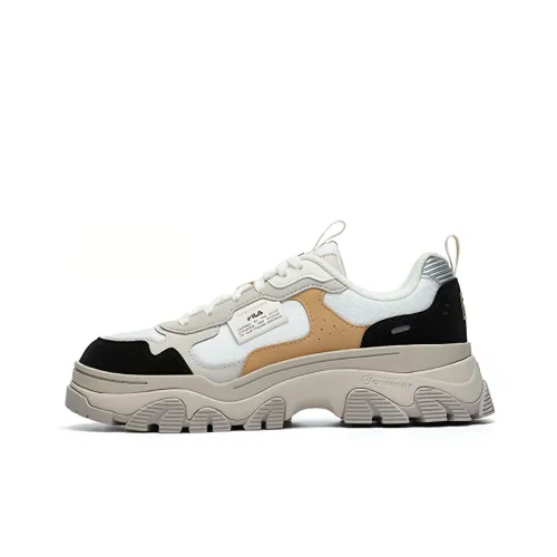 FILA Fashion Sneakers Hike Low Топ Толстоподошвенные кроссовки Женские Серый черный