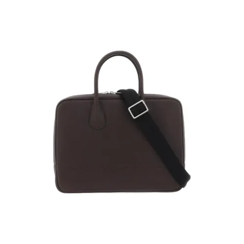 Valextra Телячья кожа Доска для ноутбука Сумка через плечо Сумка Сумка для ноутбука Мужская Коричневая