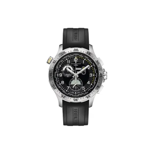 HAMILTON Khaki Aviation Collection Кварцевый механизм Мужские часы Часы 45 мм Черный циферблат