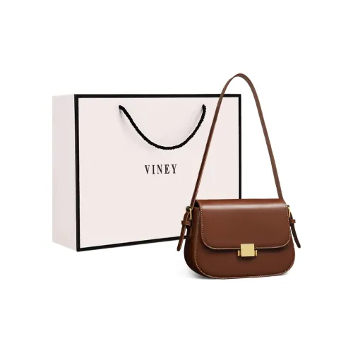 VINEY Сумка через плечо из коровьей кожи плечевая сумка маленькая квадратная сумка маленькая женская коричневая