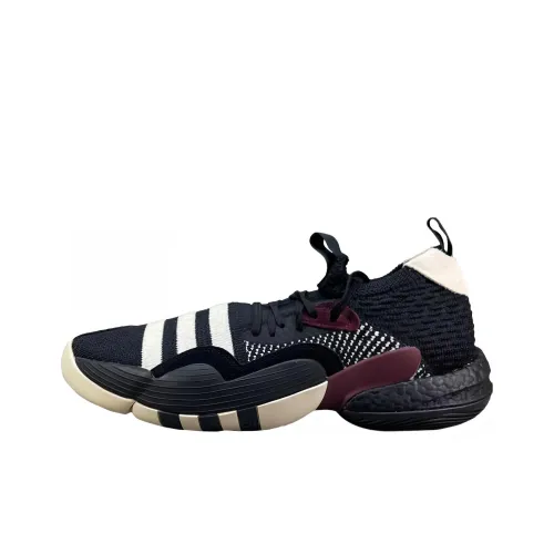 Adidas Trae Young 2,0 Амортизаторы Slip-resistant Abrasion-resistant Низкие Баскетбольные кроссовки Унисекс Черные