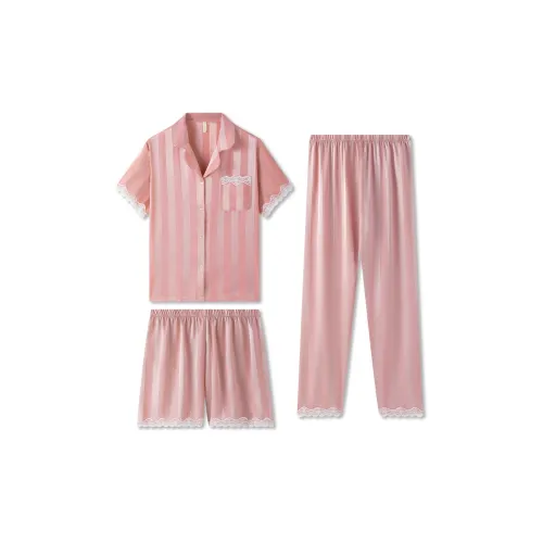 Good Fortune Пижамный комплект женский персиковый
