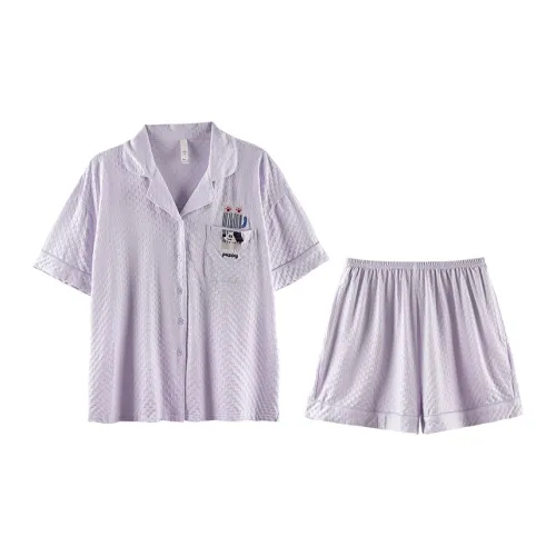 Empowering Words Пижамный комплект женский фиолетовый