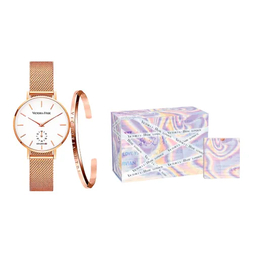 VICTORIA·HYDE Наручные часы Кварцевый механизм Белый циферблат Женские часы