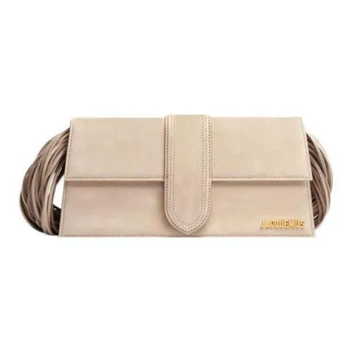 Jacquemus Le Bambino Телячья кожа Сумка через плечо Сумка Женская Темно-бежевый