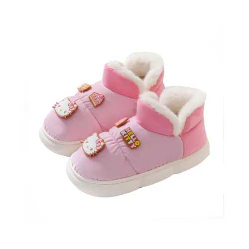 Sanrio Family Kuromi Hello Kitty Cinnamoroll Cartoon IP Cute Домашний Outdoor Cotton Slippers Snow Boots IP Merchandise