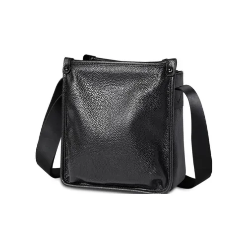 BJIAX Сумка через плечо из коровьей кожи мужская сумка на плечо черная кофейная