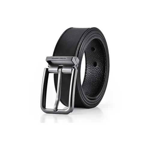 HLA Ремни из коровьей кожи мужские ширина 3,4 см